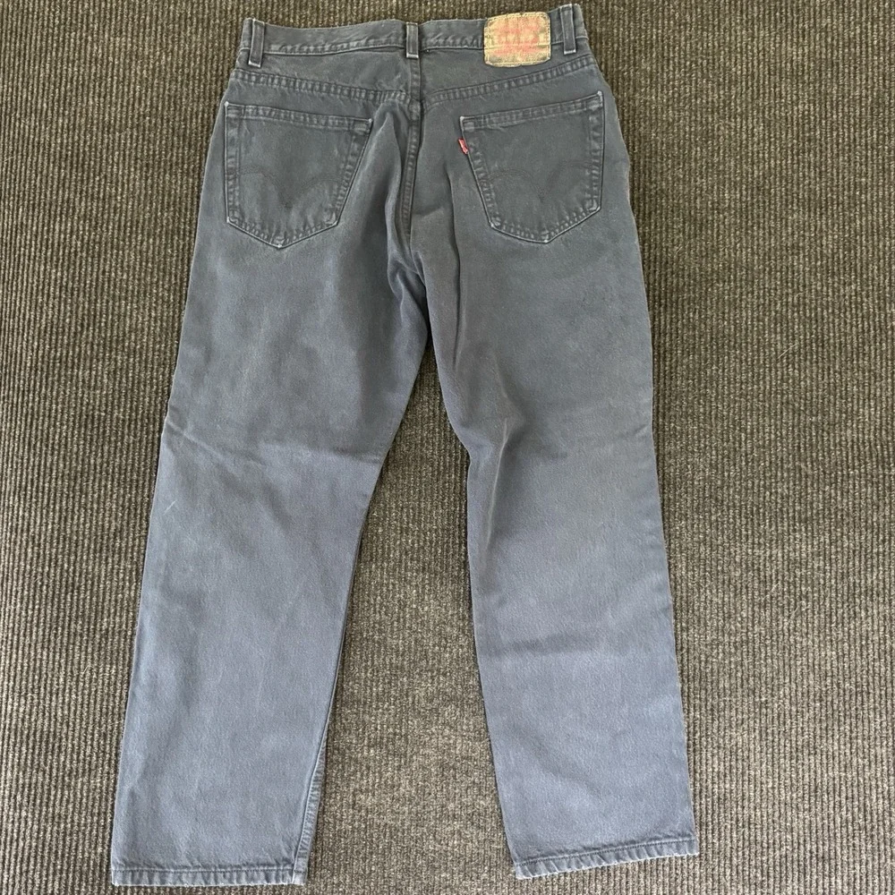 Levis 505 Jeans Men s Stretch Regular Fit Zip Navy 34x30